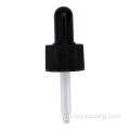 black silicone teat ribbed dropper